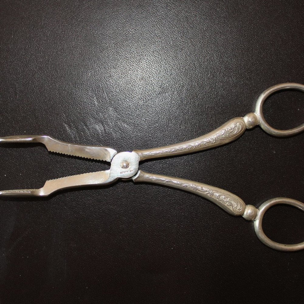 antique SILVER plated WMF 90 Sugar TONGS excellent